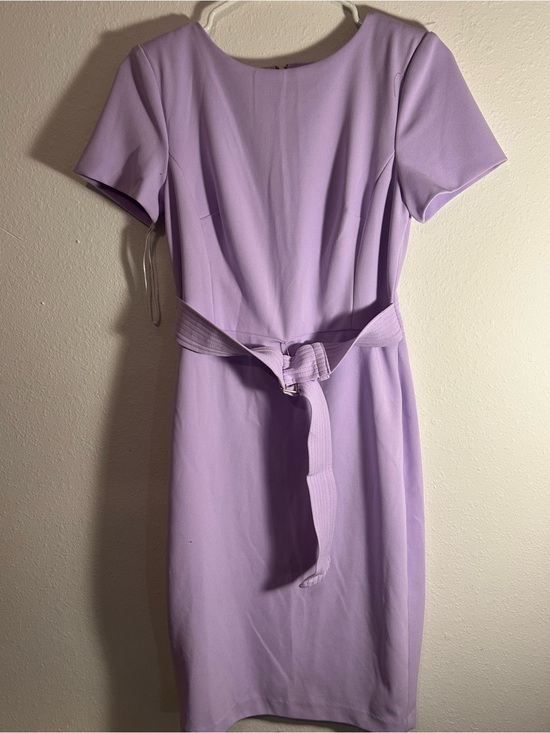 Calvin Klein Dresses & Skirts - Calvin Klein Lilac Belted Sheath Dress - Women